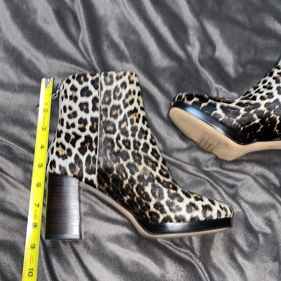 🍂Sanctuary Razzle Leopard Print Calf Hair Block Heel Booties! - Picture 8 of 8